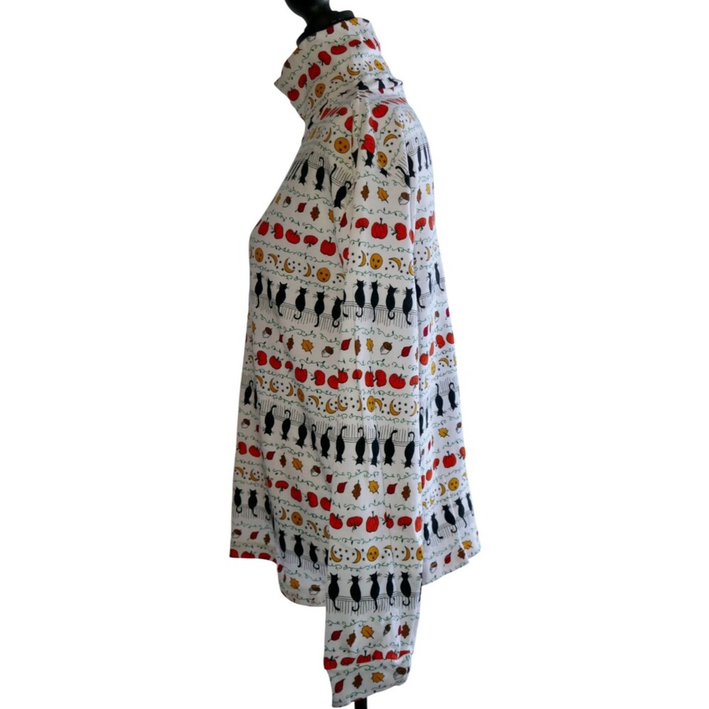 Basic Editions Fall Halloween Pumpkins Leaves Cat… - image 4